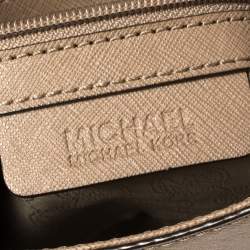 Pre Owned حقيبة كتف مايكل مايكل كورس هاميلتون كبيرة جلد بني