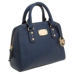 مملوكة مسبقًا Michael Michael Kors Blue Leather Mini 2way Bag