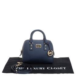 مملوكة مسبقًا Michael Michael Kors Blue Leather Mini 2way Bag