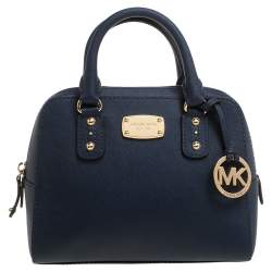 مملوكة مسبقًا Michael Michael Kors Blue Leather Mini 2way Bag
