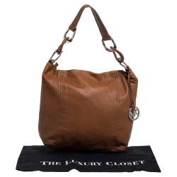 Pre Owned حقيبة مايكل مايكل كورس جلد بني