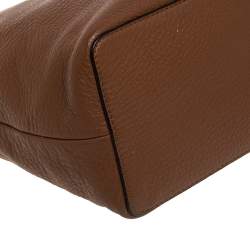 Pre Owned حقيبة يد مايكل مايكل كورس بيدفورد جلد بنية