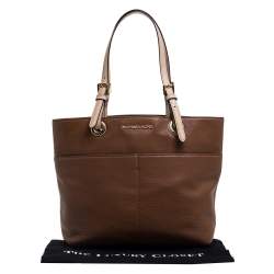 Pre Owned حقيبة يد مايكل مايكل كورس بيدفورد جلد بنية