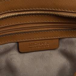 Pre Owned MICHAEL Michael Kors Brown Leather Selma Satchel