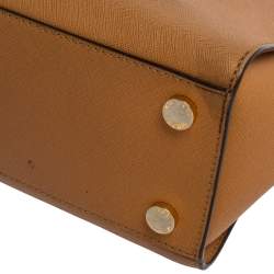 Pre Owned MICHAEL Michael Kors Brown Leather Selma Satchel