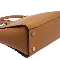 Pre Owned MICHAEL Michael Kors Brown Leather Selma Satchel