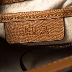 Pre Owned MICHAEL Michael Kors Brown Leather Large Selma Tote