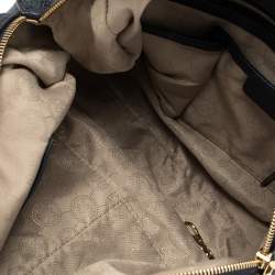 Pre Owned حقيبة هوبو مايكل مايكل كورس فالتون جلد كحلية