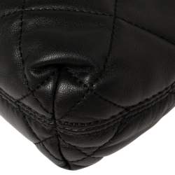 مملوكة مسبقًا MICHAEL Michael Kors Black Quilted Leather Berkley Clutch