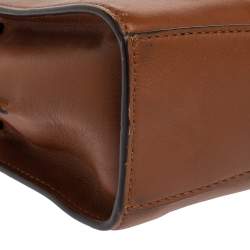 Pre Owned MICHAEL Michael Kors Brown Leather Hamilton Crossbody Bag