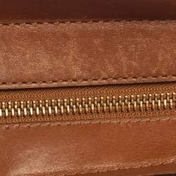 Pre Owned MICHAEL Michael Kors Brown Leather Hamilton Crossbody Bag