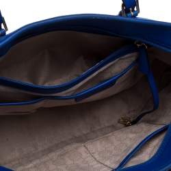 Pre Owned حقيبة يد مايكل مايكل كورس ترافل جت ست جلد أزرق