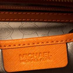 مملوكة مسبقًا Michael Kors Orange Saffiano Leather Medium Selma Tote