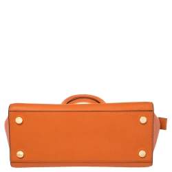 مملوكة مسبقًا Michael Kors Orange Saffiano Leather Medium Selma Tote