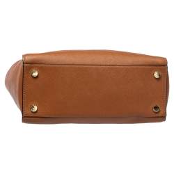 Pre Owned حقيبة مايكل مايكل كورس سيلما كبيرة جلد سافيانو بني