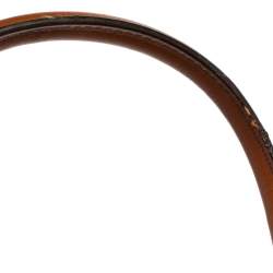 Pre Owned MICHAEL Michael Kors Brown Signature Coated Canvas and Leather Hamilton Tote