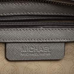 Pre Owned MICHAEL Michael Kors Grey Leather Medium Selma Crossbody Bag