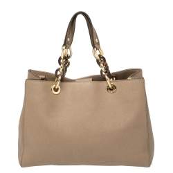 مملوكة مسبقًا حقيبة يد مايكل مايكل كورس سينثيا متوسطة جلد سافيانو بيج 