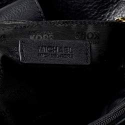 Pre Owned MICHAEL Michael Kors Black Leather Hamilton East West Tote