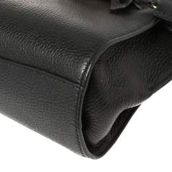 Pre Owned MICHAEL Michael Kors Black Leather Hamilton Crossbody Bag