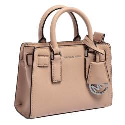 Pre Owned MICHAEL Michael Kors Pink Saffiano Leather Mini Dillon Tote