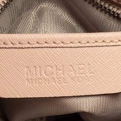 Pre Owned MICHAEL Michael Kors Pink Saffiano Leather Mini Dillon Tote