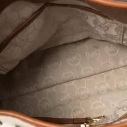 Pre Owned حقيبة مايكل مايكل كورس هاميلتون جلد وكانفاس متعدد الألوان كبيرة