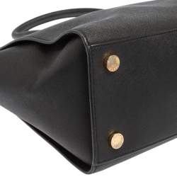 Pre Owned MICHAEL Michael Kors Black Saffiano Leather Large Selma Tote