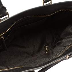 Pre Owned MICHAEL Michael Kors Black Saffiano Leather Large Selma Tote
