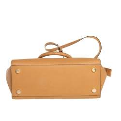 Pre Owned MICHAEL Michael Kors Tan Saffiano Leather Large Selma Tote
