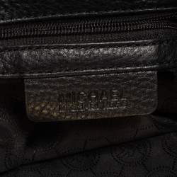 مملوكة مسبقًا MICHAEL Michael Kors Black Pebbled Leather Berkley Clutch