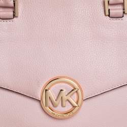 Pre Owned حقيبة ساتشل مايكل مايكل كورس هودسون جلد وردي