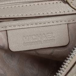 MICHAEL Michael Kors Ivory Leather Hamilton Satchel