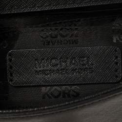 مملوكة مسبقًا MICHAEL Michael Kors Black Leather Tina Crossbody Bag