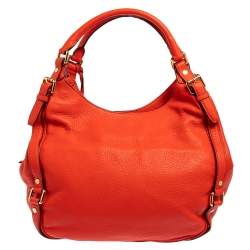 Pre Owned حقيبة هوبو مايكل مايكل كورس بدفورد جلد أحمر