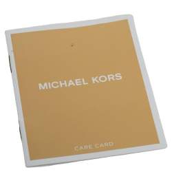 مملوكة مسبقًا MICHAEL Michael Kors Brown Saffiano Leather Dillon Tote