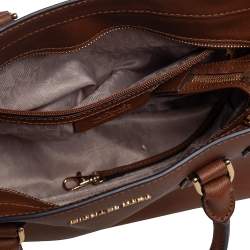 مملوكة مسبقًا MICHAEL Michael Kors Brown Saffiano Leather Dillon Tote