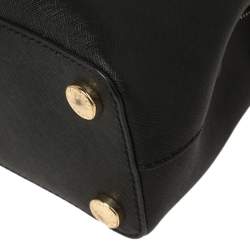 مملوكة مسبقًا حقيبة ساتشل مايكل مايكل كورس ادينا صغيرة جلد سافيانو أسود 