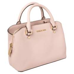 Pre Owned حقيبة ساتشل مايكل مايكل كورس ايدينا صغيرة جلد سافيانو وردي