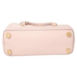 Pre Owned حقيبة ساتشل مايكل مايكل كورس ايدينا صغيرة جلد سافيانو وردي