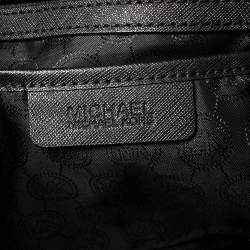 Pre Owned MICHAEL Michael Kors Black Saffiano Leather Large Sutton Tote