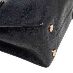 Pre Owned MICHAEL Michael Kors Black Leather Mini Mercer Tote