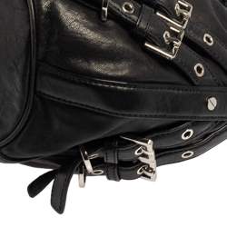 مملوكة مسبقًا حقيبة كتف مايكل مايكل كورس ميلا جلد أسود