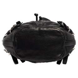 مملوكة مسبقًا حقيبة كتف مايكل مايكل كورس ميلا جلد أسود