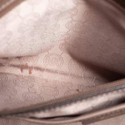 Pre Owned حقيبة ساتشل مايكل مايكل كورس سيلما جلد بني كبيرة