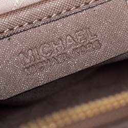 Pre Owned حقيبة ساتشل مايكل مايكل كورس سيلما جلد بني كبيرة