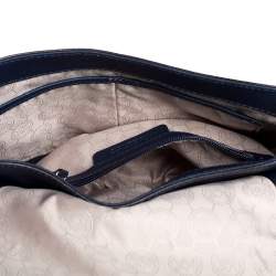 Pre Owned حقيبة كتف مايكل مايكل كورس هاميلتون جلد كحلي