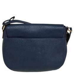 Pre Owned حقيبة كتف مايكل مايكل كورس هاميلتون جلد كحلي