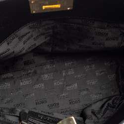 Pre Owned حقيبة ساتشل مايكل مايكل كورس أستريد جلد أسود