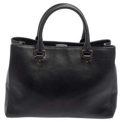 Pre Owned حقيبة ساتشل مايكل مايكل كورس جلد أسود